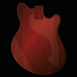 Natural Wood teinté Shelby Red + Tru Oil